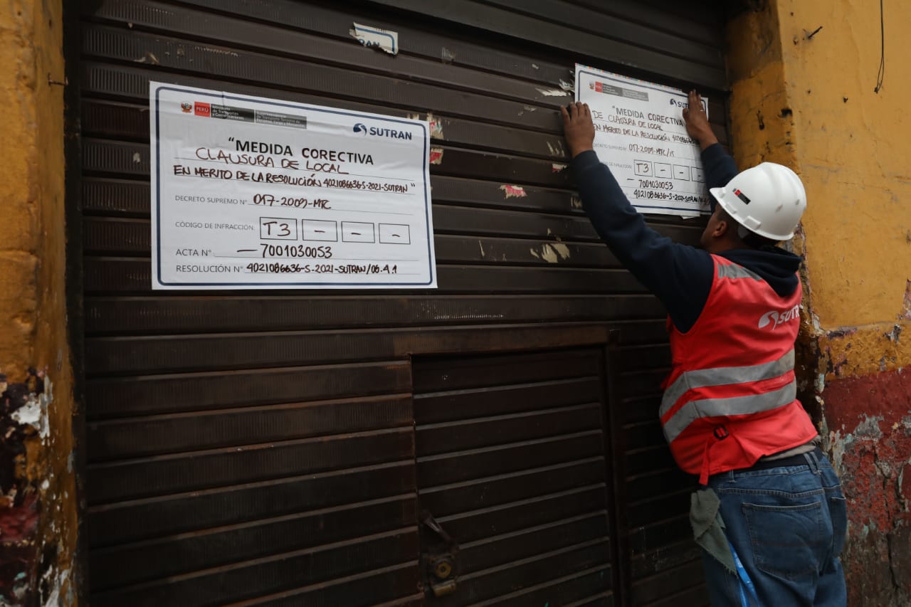 Establecimientos fueron infraccionados con una multa de S/ 2475 por no contar con habilitación para realizar el embarque y desembarque de pasajeros.