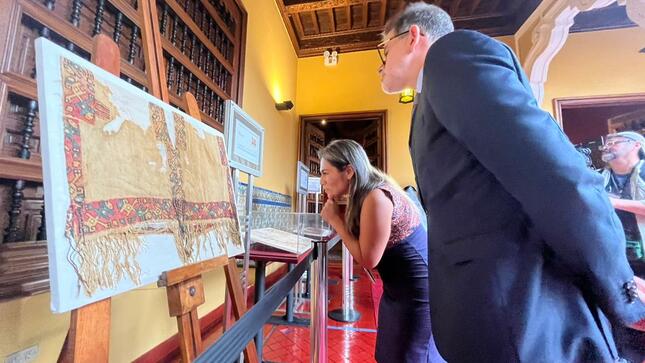 Ministerio de Cultura recibió 36 bienes culturales repatriados de Estados Unidos 