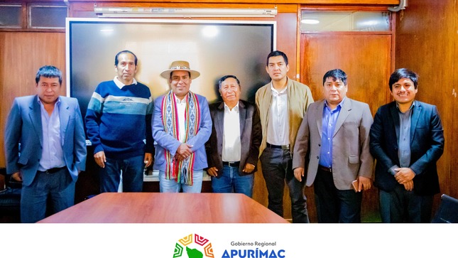 Gobernador Percy Godoy y alcalde de Lambrama encaminan ejecución de nuevas obras viales para dinamizar economía de familias productoras