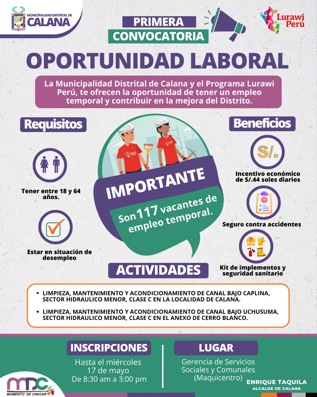 Oportunidad Laboral