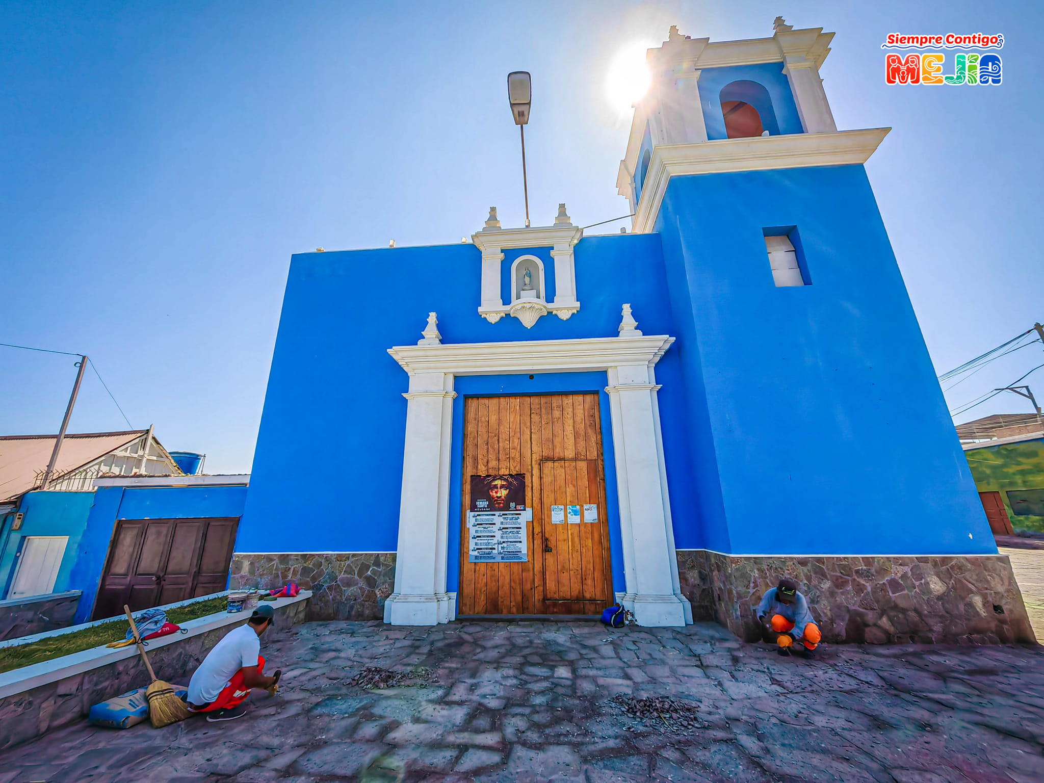 Trabajo que ha iniciado en las inmediaciones de la Parroquia Inmaculada Concepción y las inmediaciones de la Plaza Grau como parte del programa de conservación del Centro Histórico.