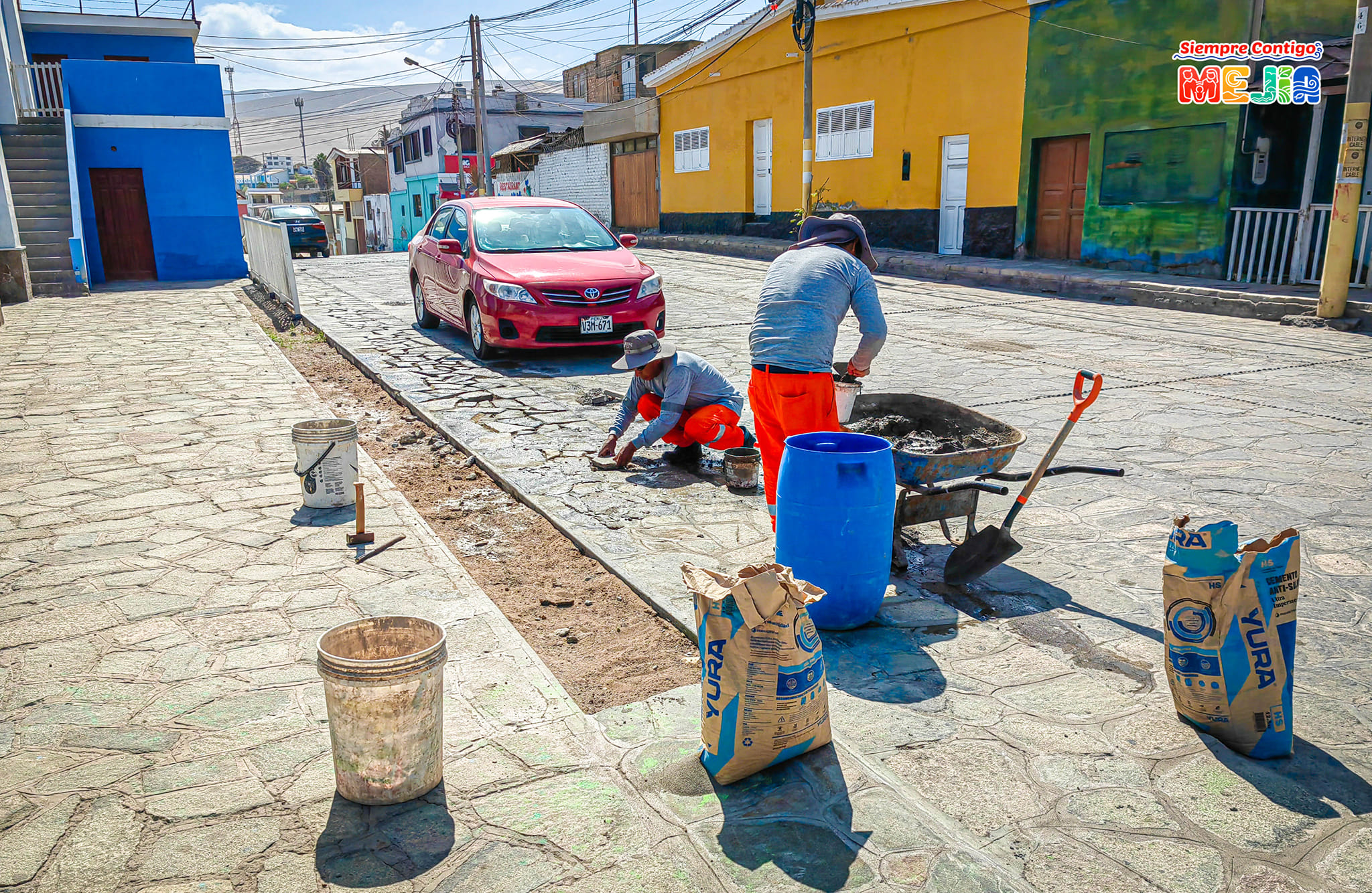 Trabajo que ha iniciado en las inmediaciones de la Parroquia Inmaculada Concepción y las inmediaciones de la Plaza Grau como parte del programa de conservación del Centro Histórico.