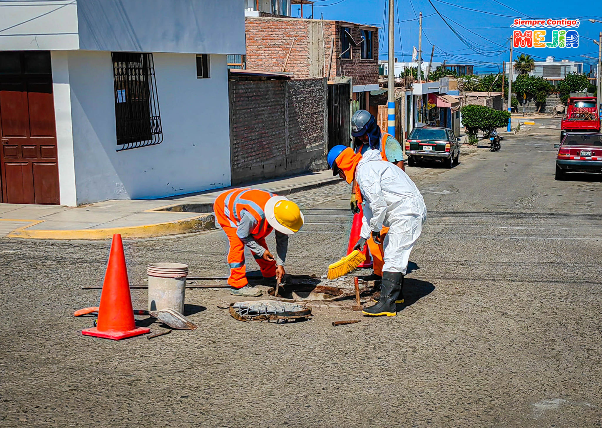 Trabajo que ha iniciado en las inmediaciones de la Parroquia Inmaculada Concepción y las inmediaciones de la Plaza Grau como parte del programa de conservación del Centro Histórico.