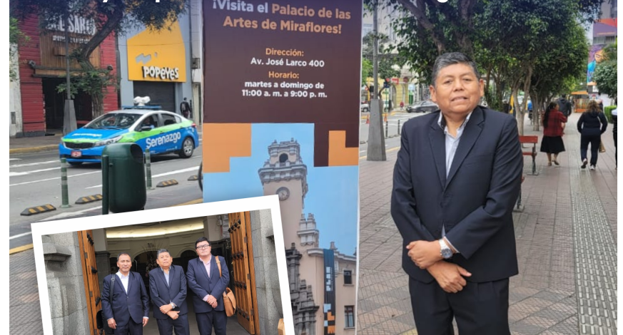 El alcalde provincial de Mariscal Nieto, John Larry Coayla, cumplió una recargada agenda en la ciudad de Lima. A tempranas horas visitó el Municipio de Miraflores, donde uno de los temas tratados fue las audiencias de atención directa del alcalde y funcionarios con la población, además la manera como acentuar la cercanía con los ciudadanos a base de transparencia y responsabilidad.