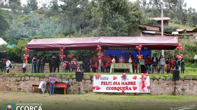 homenaje a las Madres del Distrito de Ccorca