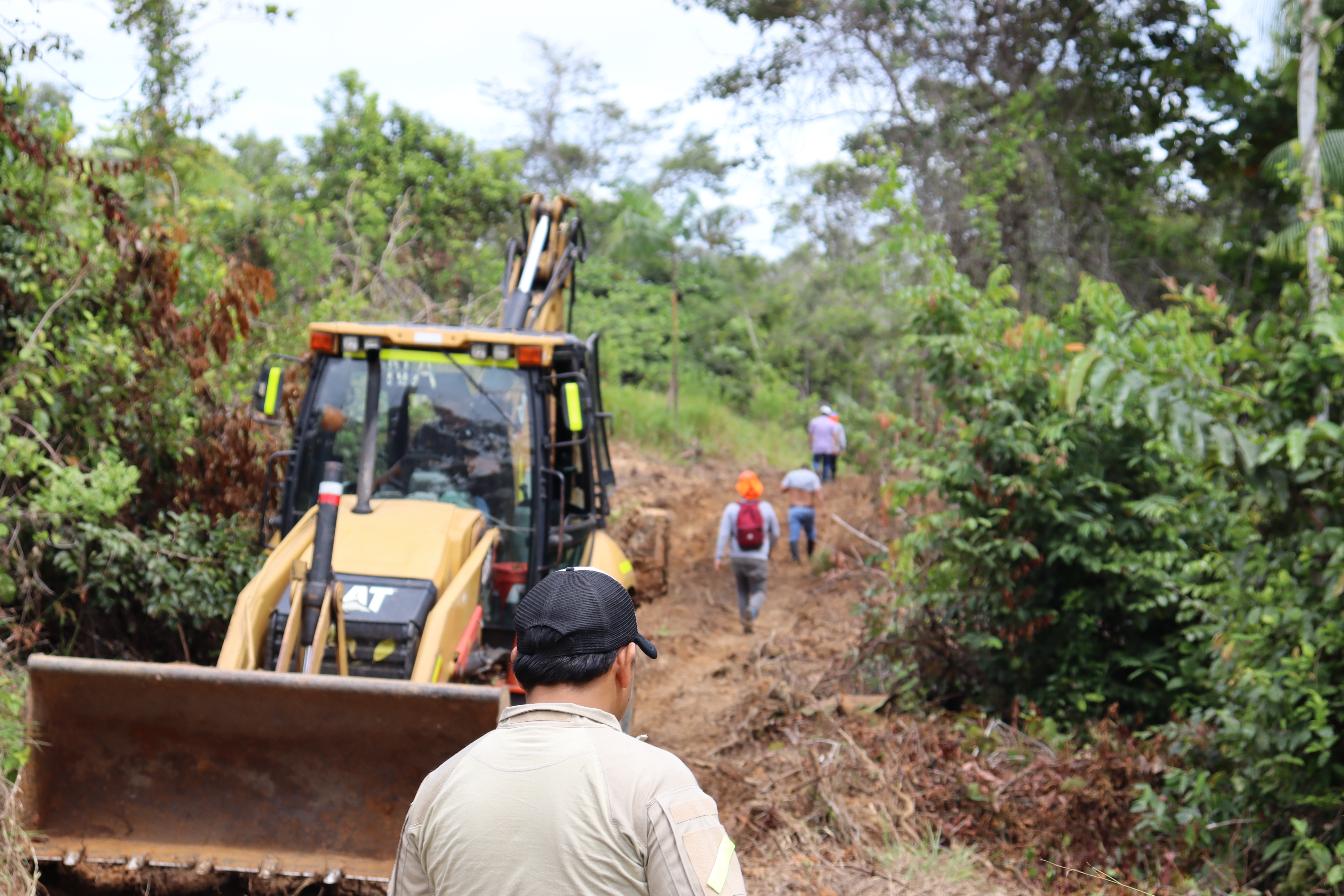 supervision del avance de obra, en su primera semana de ejecucion 