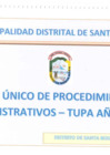 Vista preliminar de documento TUPA DE LA MDSR