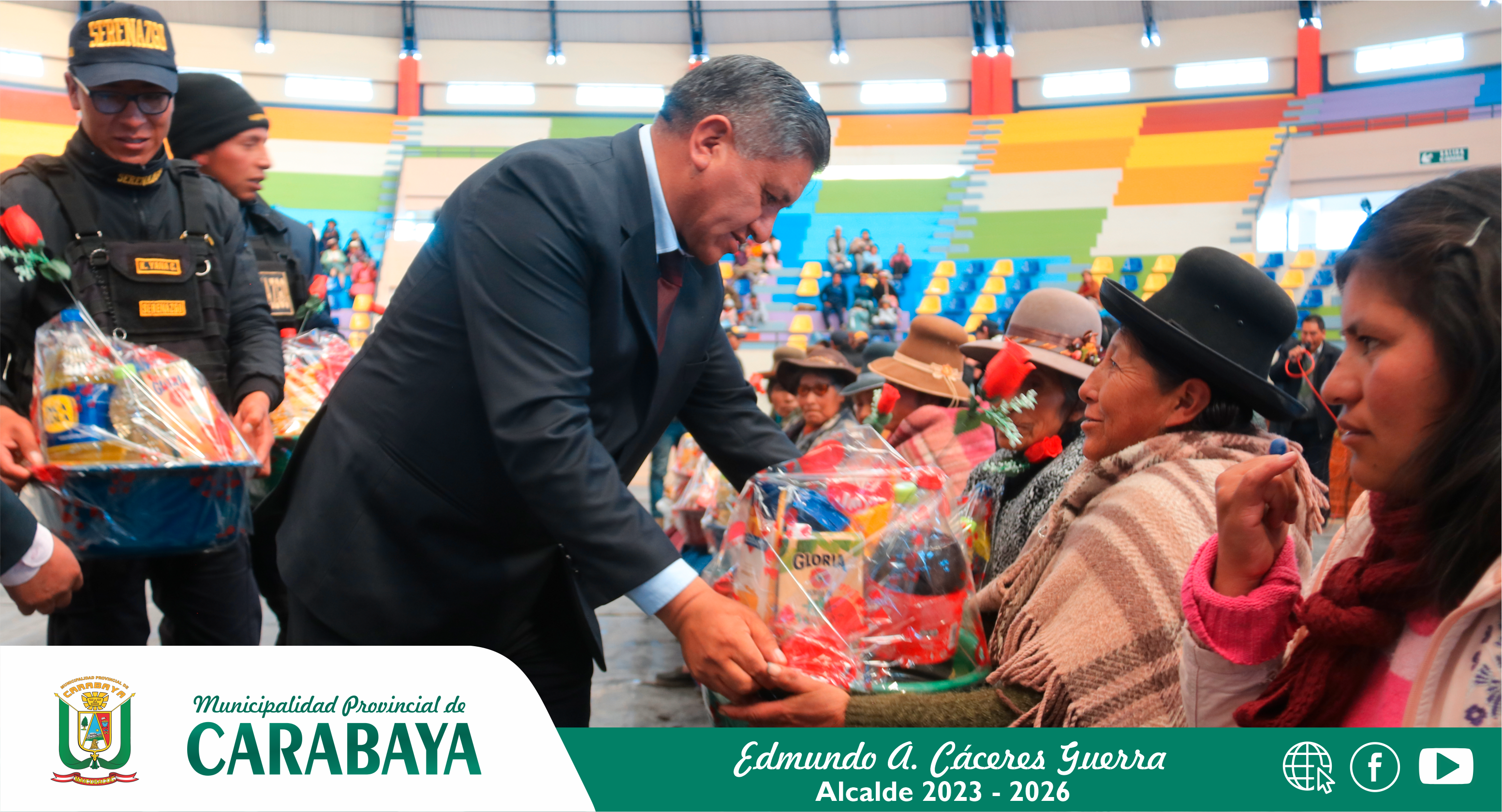 Entrega de canastas