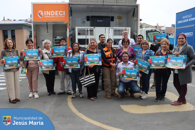 📢 La Municipalidad de Jesús María, en su labor preventiva, continúa con las capacitaciones integrales con apoyo del Centro de Operaciones de Emergencia Nacional #COEN 👏.