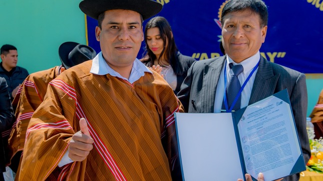Instituto Tecnológico de Abancay rumbo al licenciamiento institucional gracias a decisión política del gobernador Percy Godoy al oficializar asignación de terreno para impulsar calidad educativa