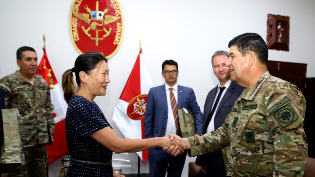 Delegación del Comité Internacional de la Cruz Roja visita al CCFFAA