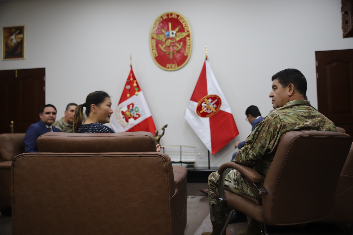 Delegación del Comité Internacional de la Cruz Roja visita al CCFFAA