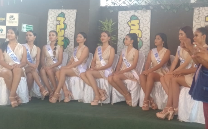 Candidatas a Señorita Aniversario 39 de Bellavista 2023