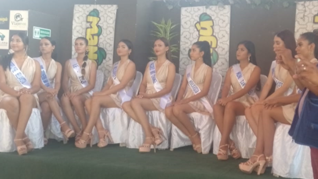 Candidatas a Señorita Aniversario 39 de Bellavista 2023