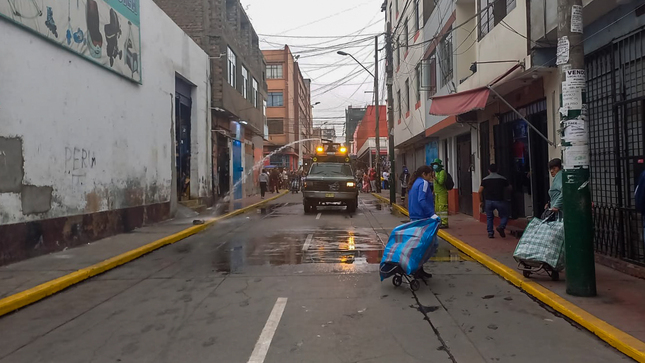 Operativo en Luna Pizarro
