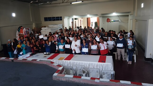 Foto de encuentro de agentes comunitarios