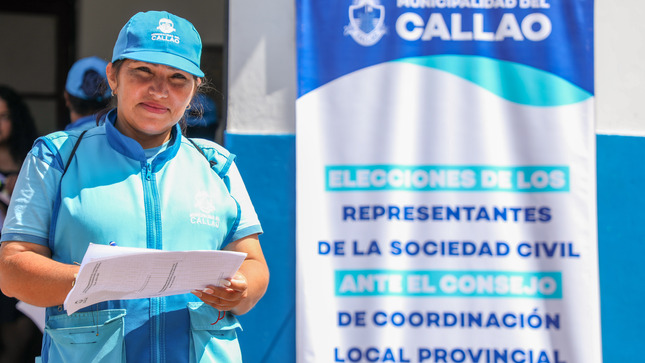 Se realizaron las elecciones de los representantes de la sociedad civil ante el Consejo de Coordinación Local Provincial de la Municipalidad Provincial del Callao para el período 2023-2025.