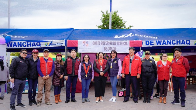 Corte Superior de Justicia de Cusco participó de la Gran Festi Feria de Integración por el Día Internacional de la Mujer
