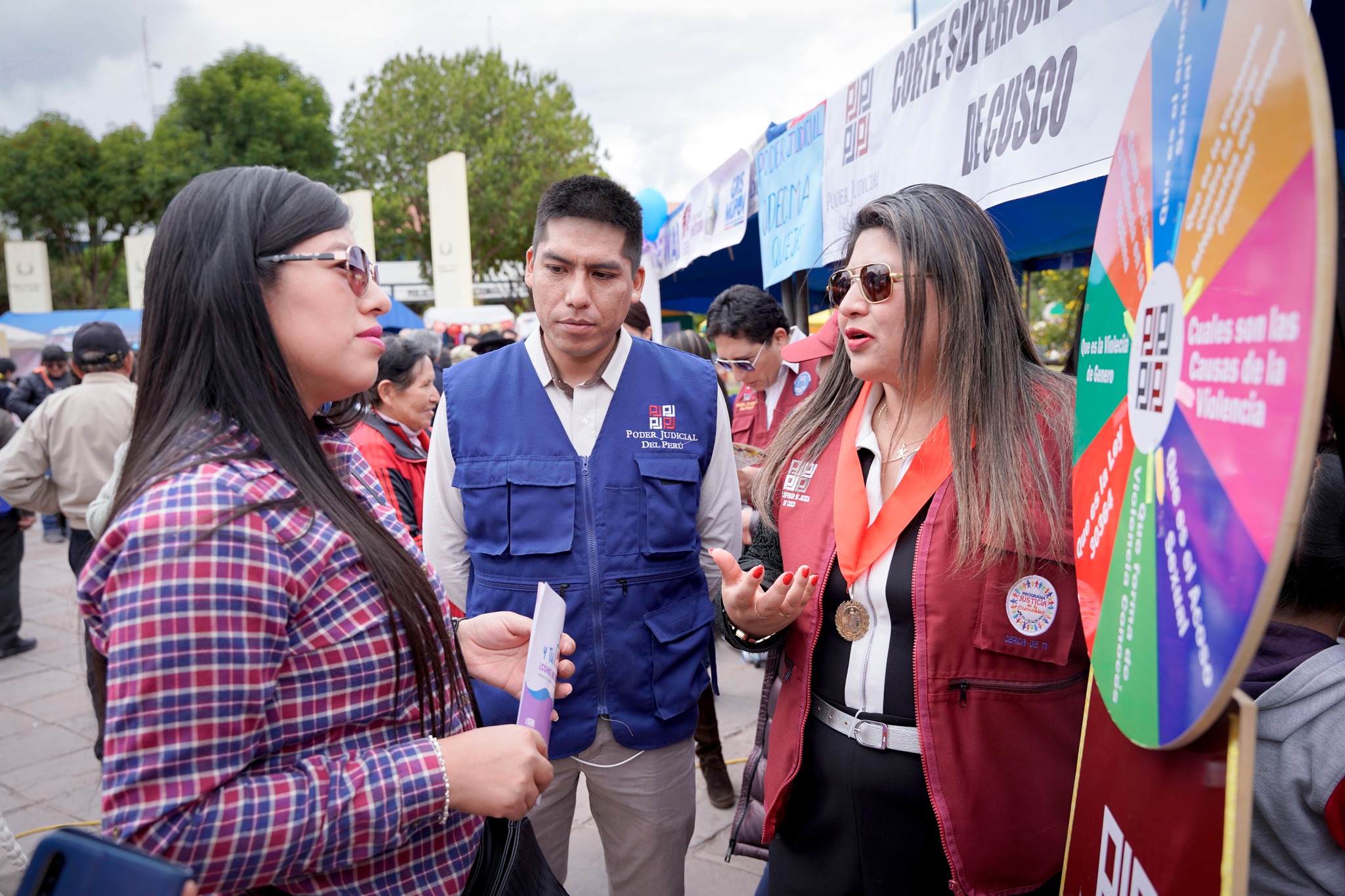 Corte Superior de Justicia de Cusco participó de la Gran Festi Feria de Integración por el Día Internacional de la Mujer