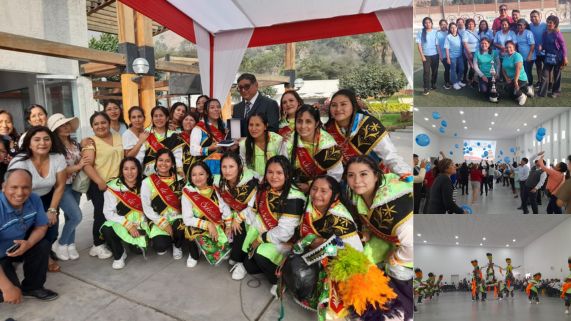 Foto de los eventos del 12 aniversario de la red de salud Huarochirí