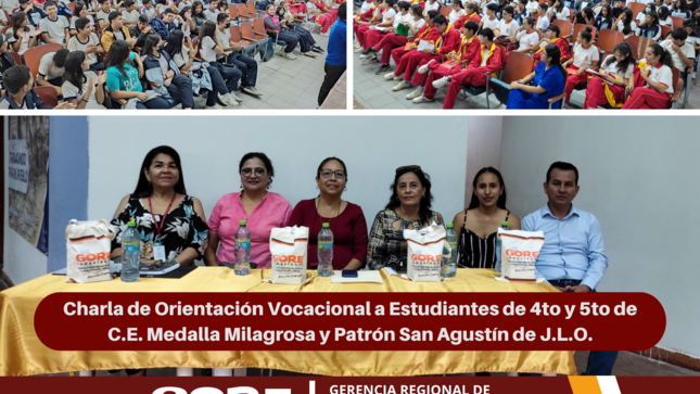 fotos de la charla a estudiantes
