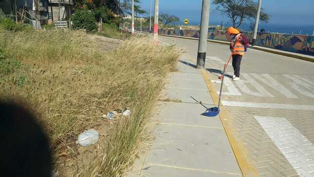 Continuamos con los trabajos de Limpieza en nuestro Distrito