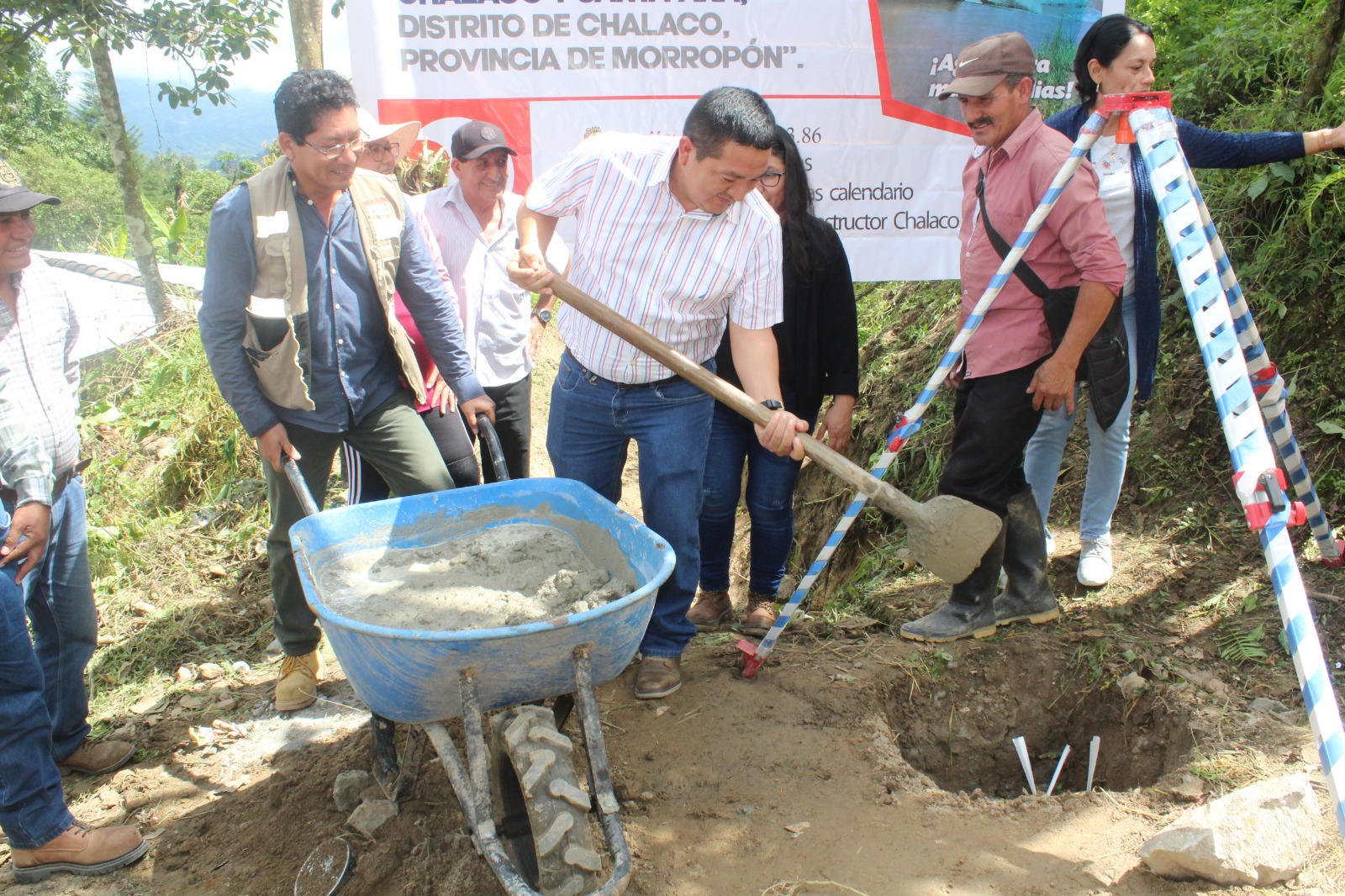 Gobierno Regional Piura inicia la construcción de los canales Rinconada y Ramos del Distrito de Chalaco