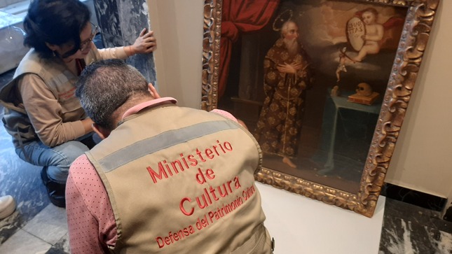 Ministerio de Cultura verificó la repatriación de tres pinturas virreinales recuperadas con el apoyo del FBI de Estados Unidos