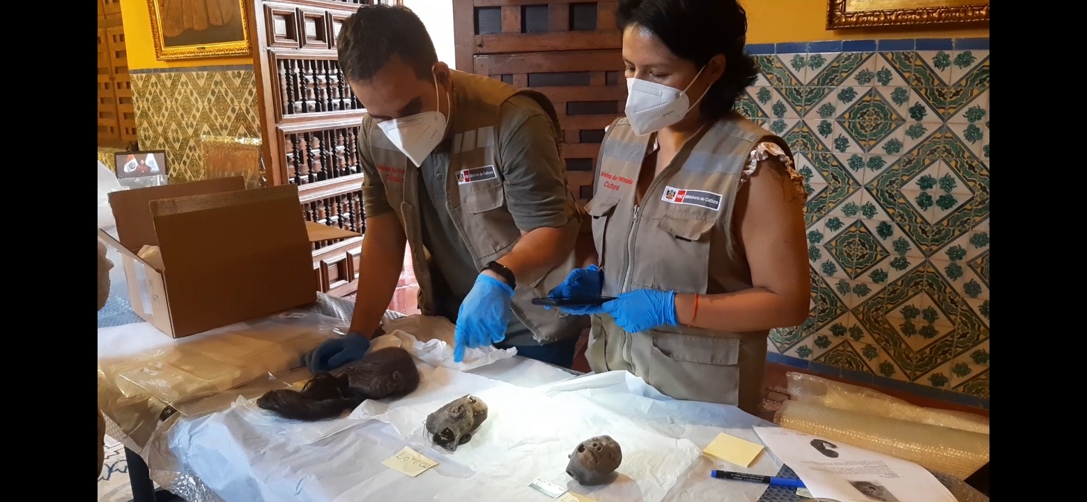 Ministerio de Cultura verificó la repatriación de tres pinturas virreinales recuperadas con el apoyo del FBI de Estados Unidos