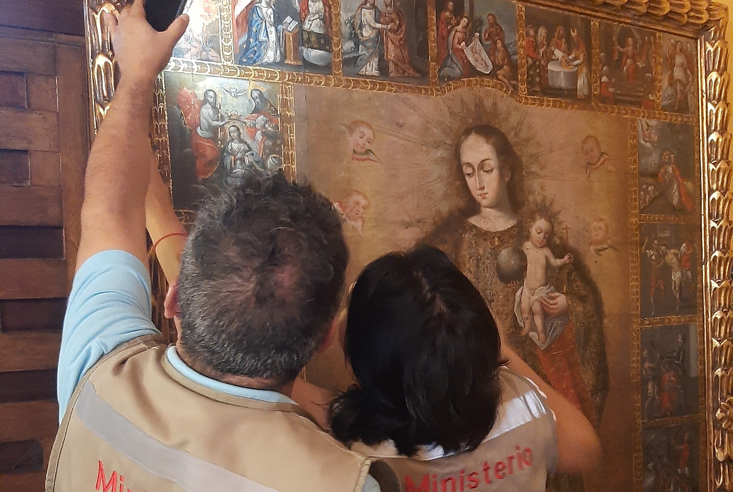 Ministerio de Cultura verificó la repatriación de tres pinturas virreinales recuperadas con el apoyo del FBI de Estados Unidos