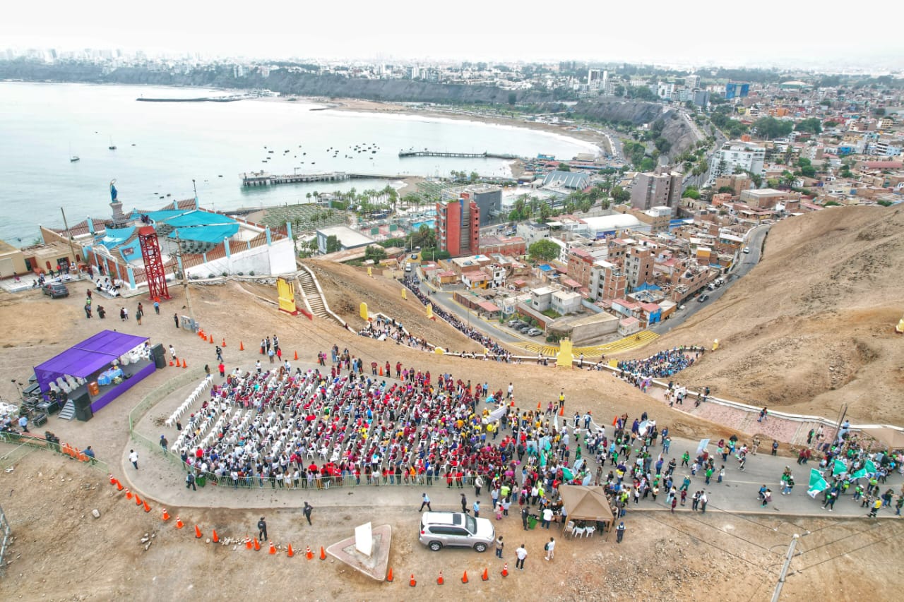 Miles de personas asistieron a peregrinación por la Virgen del Morro
