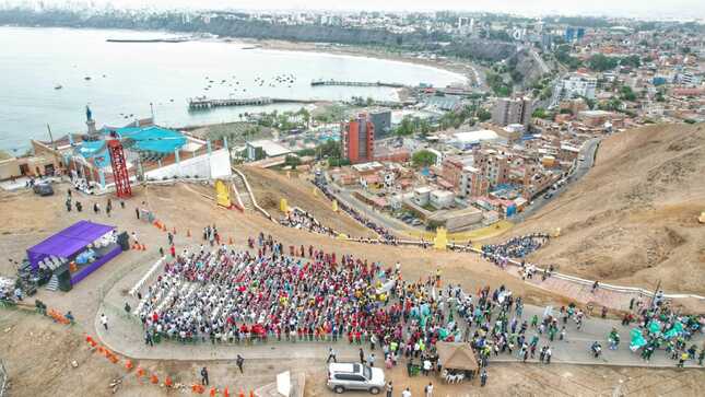 Miles de personas asistieron a peregrinación por la Virgen del Morro