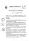 Vista preliminar de documento Resolucion Directoral Regional 0321-2023