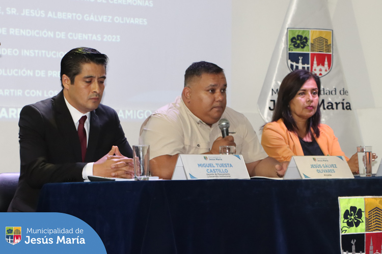 👉 Con la transparencia que caracteriza nuestra gestión, el alcalde Jesús Gálvez Olivares, presentó en audiencia pública, el informe de rendición de cuentas 2023.
