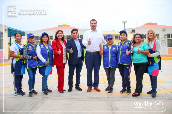 La Municipalidad de San Bartolo realiz贸 la Juramentaci贸n de la Brigada de Autoprotecci贸n Escolar BAPE 2023