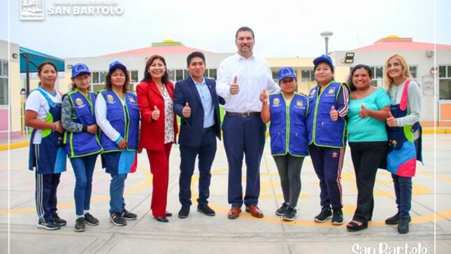 La Municipalidad de San Bartolo realizó la Juramentación de la Brigada de Autoprotección Escolar BAPE 2023