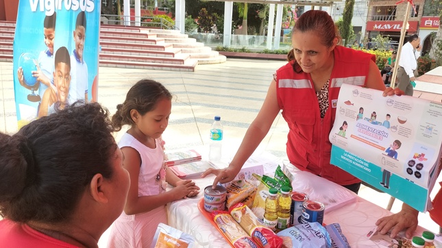 Variedad de alimentos nutritivos.