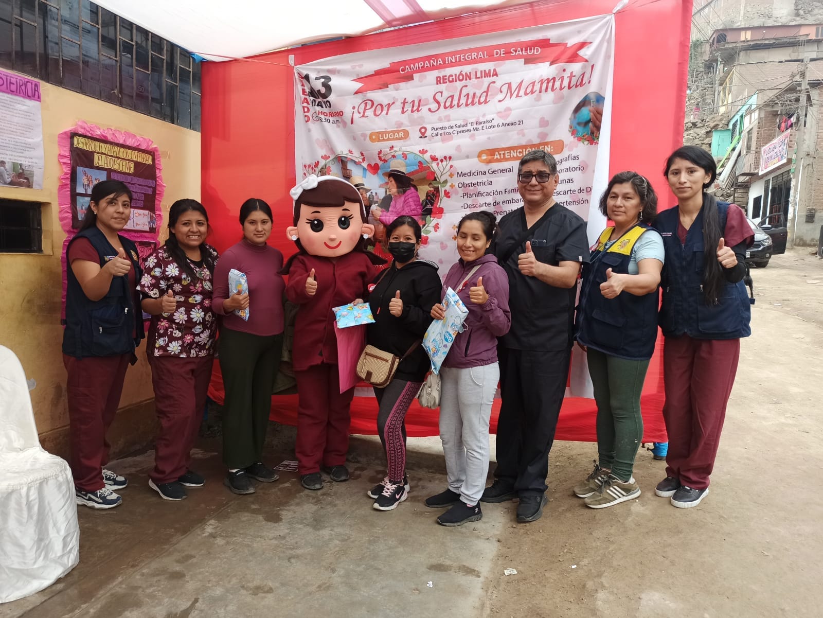 Campaña integral de salud "Por tu Salud Mamita"