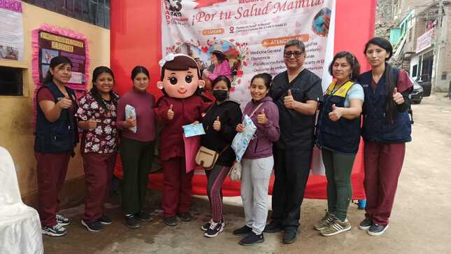 Campaña integral de salud "Por tu Salud Mamita"