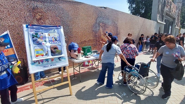 700 personas concientizadas en campaña de sensibilización de transporte inclusivo