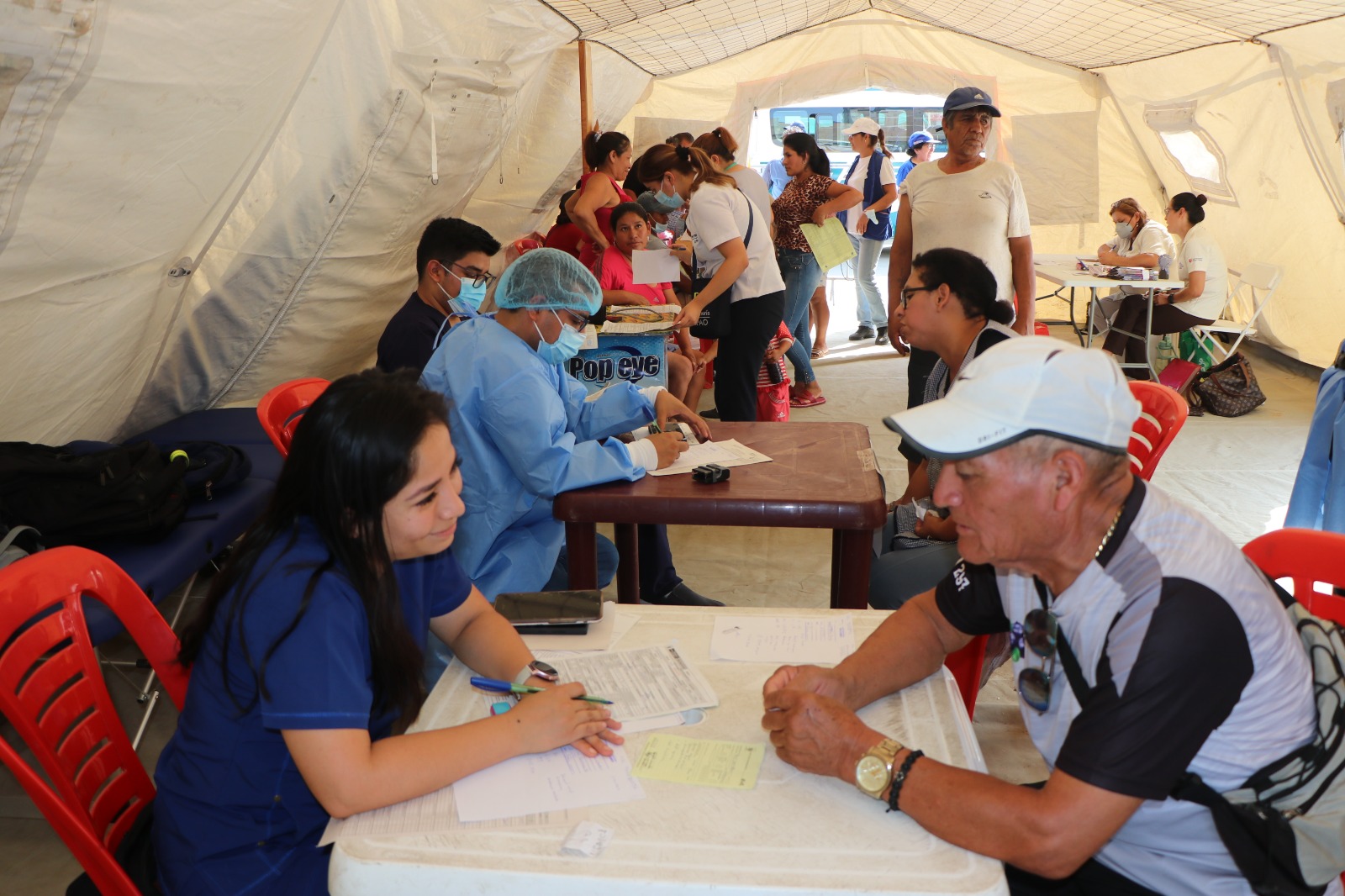 Más de 5 mil personas fueron atendidas en el primer día de “Chequéate liberteño”