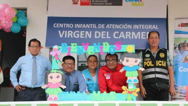ALCALDE LIC. JUAN REAÑO PARTICIPA DE APERTURA DE DOS CENTROS INFANTILES DE ATENCIÓN INTEGRAL- CUNA MÁS EN EL DISTRITO DE HUAURA