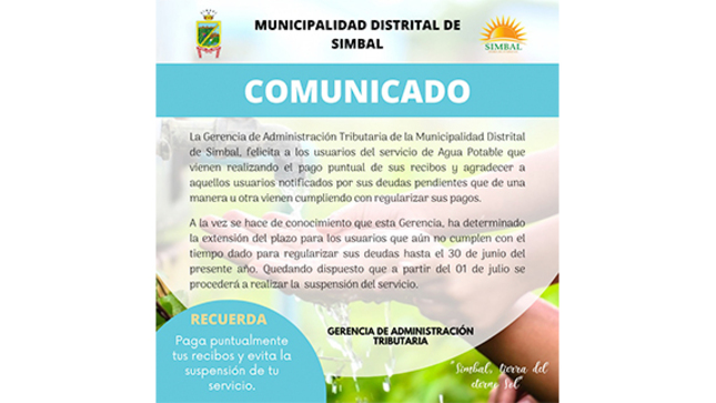 Foto de regularización del Servicio de Agua Potable