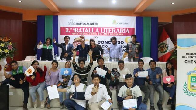 Hoy se realizó la segunda edición de la: “BATALLA LITERARIA”, concurso de creación de historias y cuentos, impulsado por la Sub Gerencia de Desarrollo Social de la Municipalidad Provincial de Mariscal Nieto.