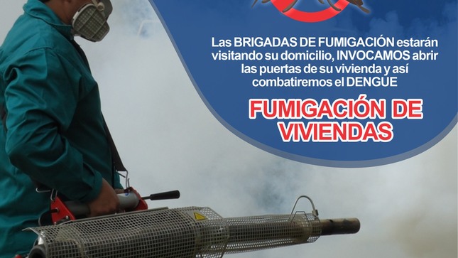 MUNICIPALIDAD DE HUAURA INICIARÁ FUMIGACIÓN PARA ERRADICAR ZANCUDOS VECTORES EN EL AA. HH. EL CARMEN #26y25deMayo