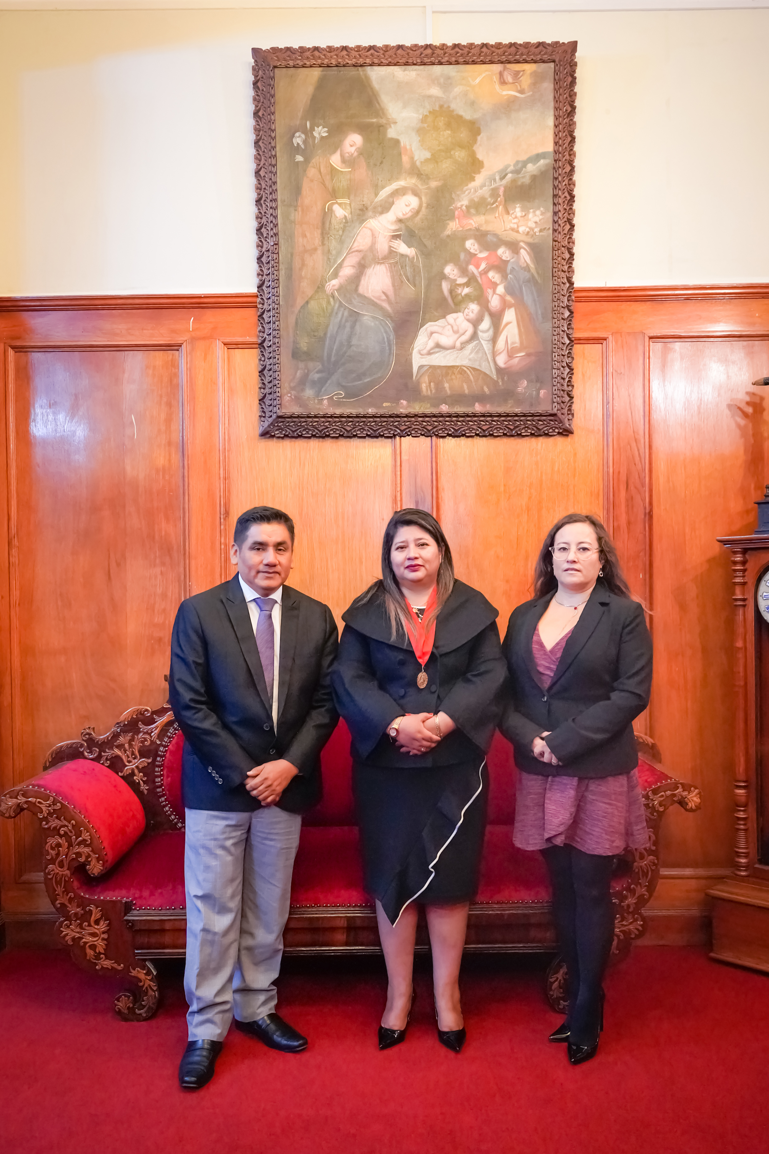 Reunión Equipo Técnico del EJE No Penal con la Presidenta de la Corte de Cusco