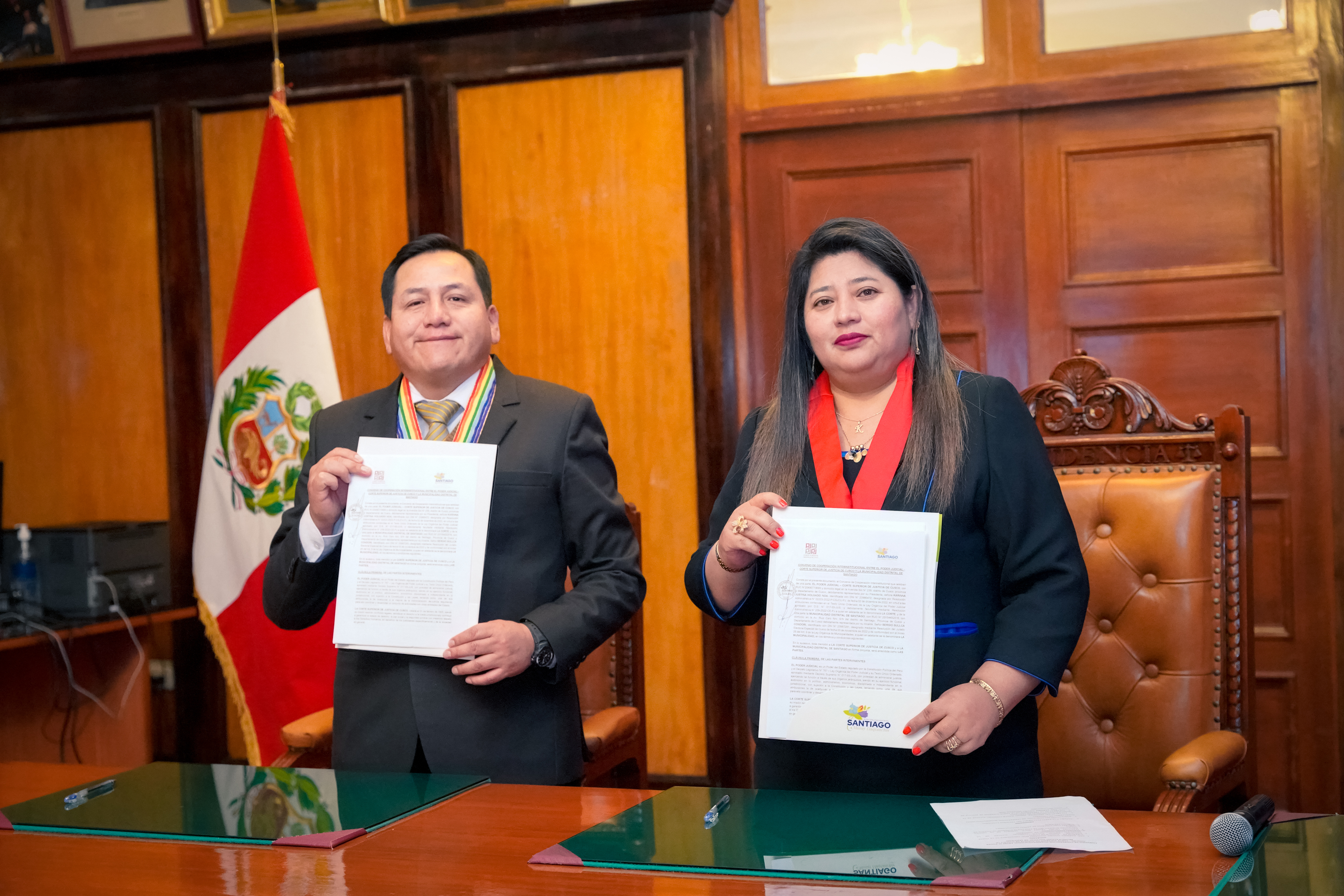 Autoridades suscribieron el convenio de cooperación interinstitucional para la implementación del aplicativo móvil “Botón de Pánico”