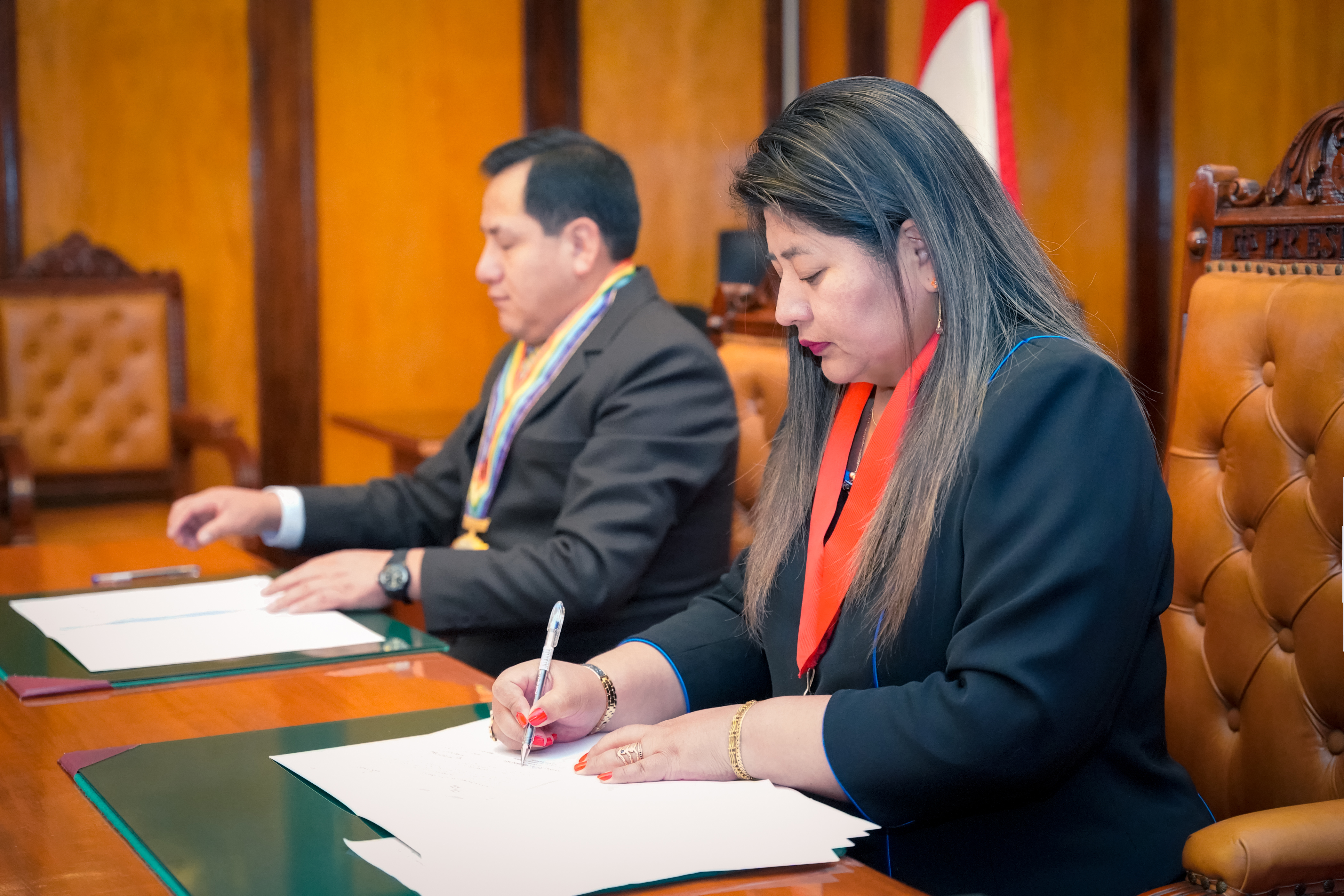 Autoridades suscribieron el convenio de cooperación interinstitucional para la implementación del aplicativo móvil “Botón de Pánico”