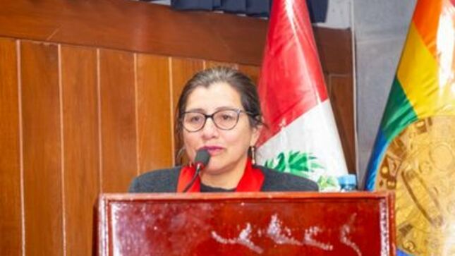 Coordinadora de la Sub Comisión de Capacitación de la CDI Penal, Dra. Elcira Farfán Quispe