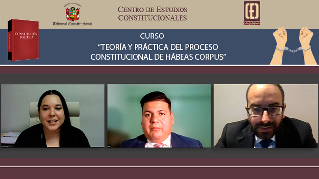 CEC del TC realizó el curso "Teoría y práctica del proceso constitucional de hábeas corpus"